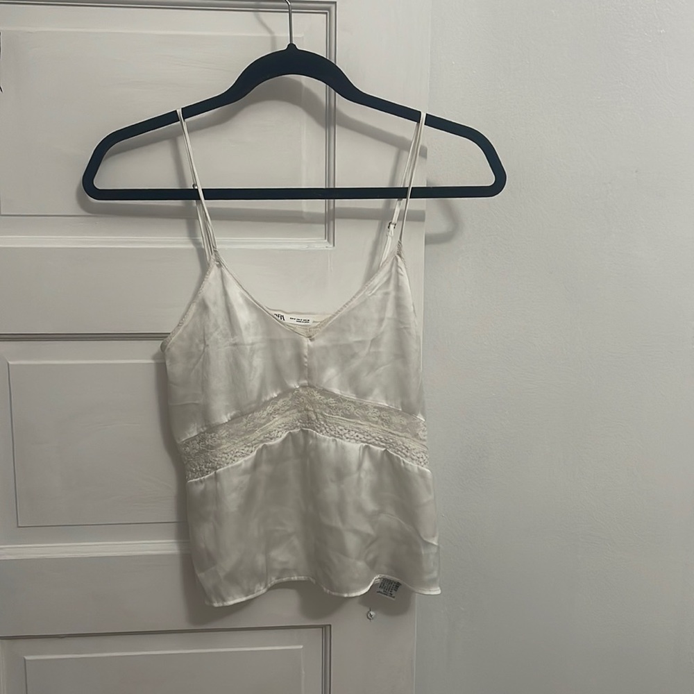 Zara satin cami